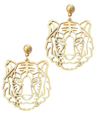 Tiger Filigree Earrings