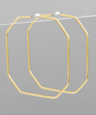 55mm Brass Octagon Hoops