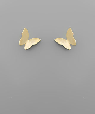 Metal Butterfly Earrings