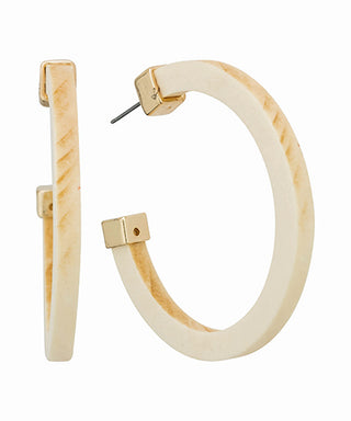 50mm Colored Wood Hoops