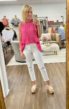 Load image into Gallery viewer, Pink Of Me Ruffle Sleeve Top
