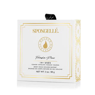 Spongelle Boxed Flower Sponge - Freesia Pear