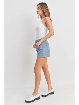 Just USA Denim Mom Shorts