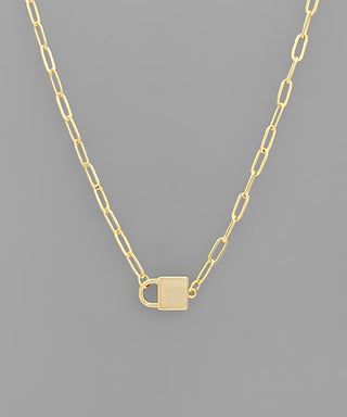 Side Lock Necklace